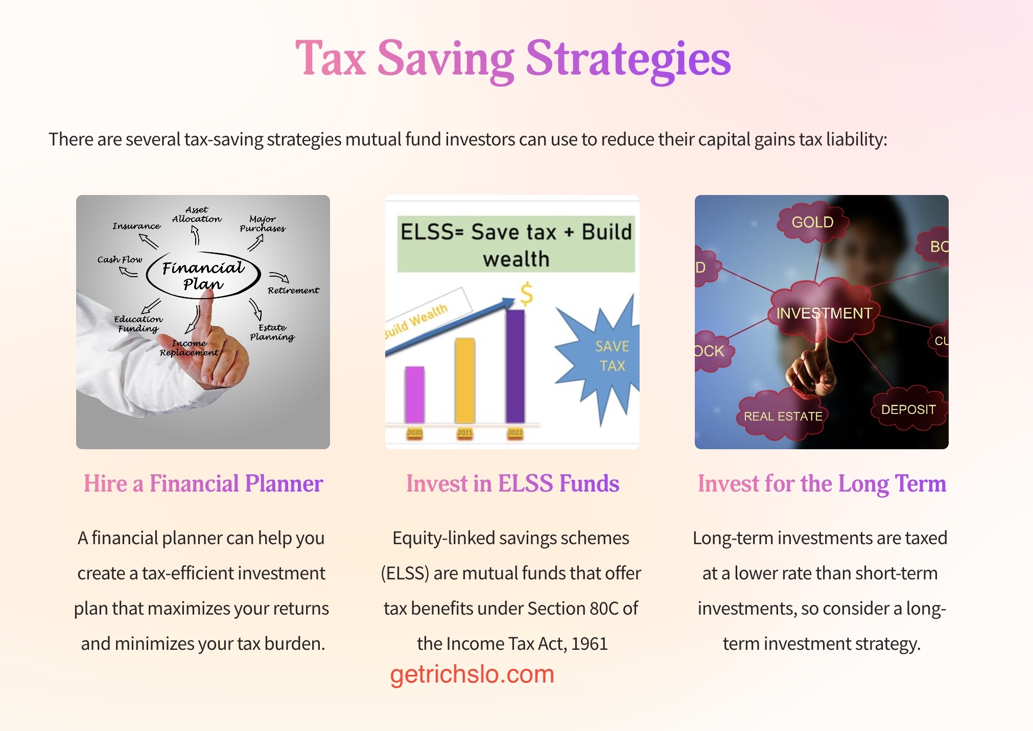 tax saving strategy